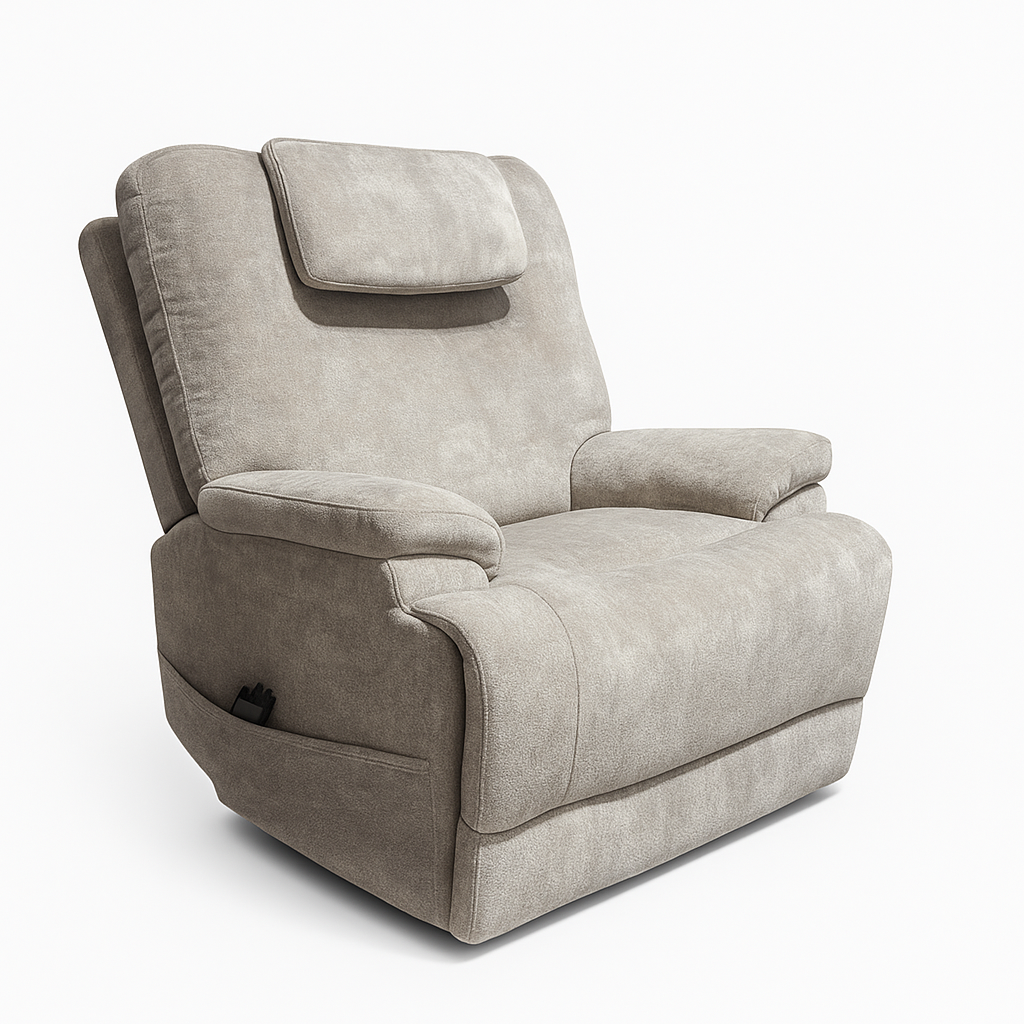 ComfortLuxe Haven Fabric Recliner